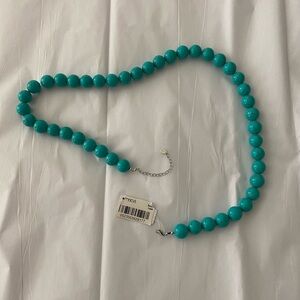 Elegant Turquoise Beaded Necklace
